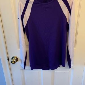 Nike Dry Fit Purple Long sleeve top W size Medium